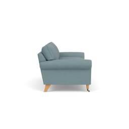 4 Seater Sofa - Sky blue - House Linen Mix - Osbourne - The Cotswold Company - thumbnail 3