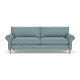 4 Seater Sofa - Sky blue - House Linen Mix - Osbourne - The Cotswold Company - thumbnail 2