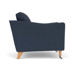 Armchair - Indigo - Luxury Italian Linen - Robinson - The Cotswold Company - thumbnail 3