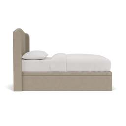 Gilmore Double Ottoman Storage Bed - Dove Grey - House Linen Mix - The Cotswold Company - thumbnail 3
