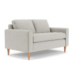 2 Seater Sofa - Grey Mist - Eco Chenille - Saxon - The Cotswold Company - thumbnail 1
