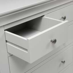 Chantilly Pebble Grey 10 Drawer Chest - The Cotswold Company - thumbnail 7