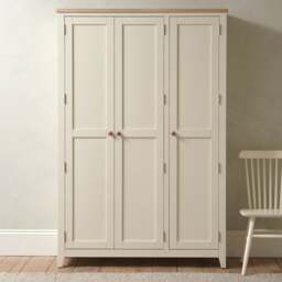 3 Door Hallway Cupboard - Chester Classic Cream - The Cotswold Company - thumbnail 4