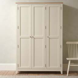 3 Door Hallway Cupboard - Chester Classic Cream - The Cotswold Company - thumbnail 3