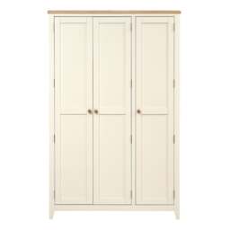 3 Door Hallway Cupboard - Chester Classic Cream - The Cotswold Company - thumbnail 5