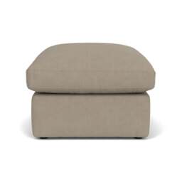 Foot Stool - Dove Grey - House Linen Mix - Clarke Small - The Cotswold Company - thumbnail 2