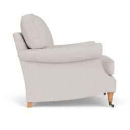 Armchair - Soft White - Luxury Italian Linen - Taylor High Back - The Cotswold Company - thumbnail 3
