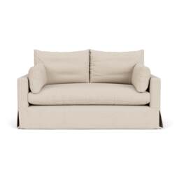 Large 2 Seater Sofa - Lily White - House Linen Mix - Ashton - The Cotswold Company - thumbnail 2