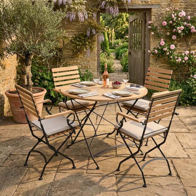 Hawling Seater Luxury Folding Bistro Set - The Cotswold Company - image 1
