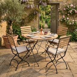 Hawling   Seater Luxury Folding Bistro Set - The Cotswold Company