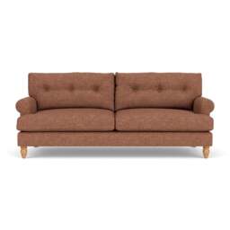 4 Seater Sofa - Brick Marl - Aquaclean Oxford - Talbot - The Cotswold Company - thumbnail 2