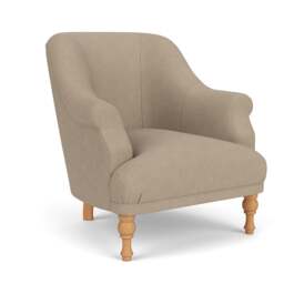 Armchair - Natural - House Linen Mix - Everett - The Cotswold Company - thumbnail 1