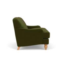 2 Seater Sofa - Forest Green - Matt Velvet - Ashbee - The Cotswold Company - thumbnail 3