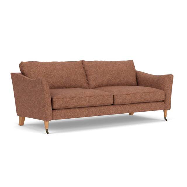 4 Seater Sofa - Brick Marl - Aquaclean Oxford - Robinson - The Cotswold Company - image 1