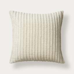 Bowen Hand Woven Natural Stripe Cushion 45x45cm - Home Accessories - The Cotswold Company