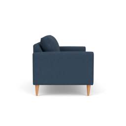 Large 2 Seater Sofa - Indigo - House Linen Mix - Saxon - The Cotswold Company - thumbnail 3