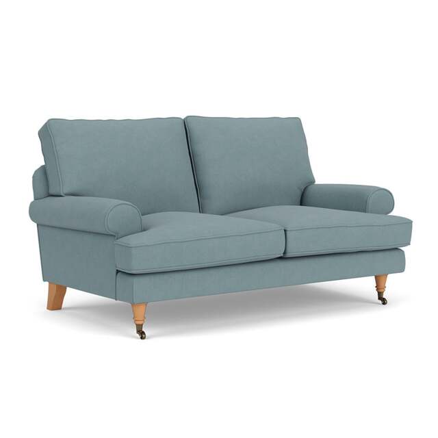 2 Seater Sofa - Sky blue - House linen mix - Stewart - The Cotswold Company - image 1
