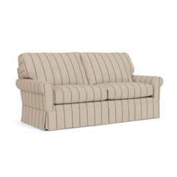 3 Seater Sofa - Charcoal - Compton Stripe - Dawson - The Cotswold Company - thumbnail 1