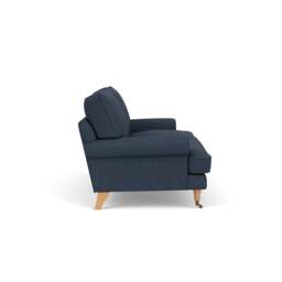 3 Seater Sofa - Indigo - Luxury Italian Linen - Stewart - The Cotswold Company - thumbnail 3