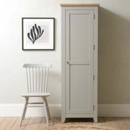 Shaker Cupboard - Chester Dove Grey - The Cotswold Company - thumbnail 2