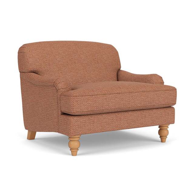 Love Seat - Brick - Herringbone Weave - Ashbee - The Cotswold Company - image 1