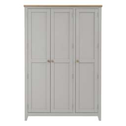 3 Door Hallway Cupboard - Chester Dove Grey - The Cotswold Company - thumbnail 6