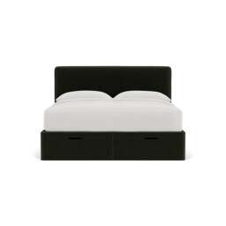 Super King Ottoman Storage Bed - Moss - Eco Chenille - Ellis - The Cotswold Company - thumbnail 2