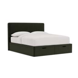 Super King Ottoman Storage Bed - Moss - Eco Chenille - Ellis - The Cotswold Company - thumbnail 1