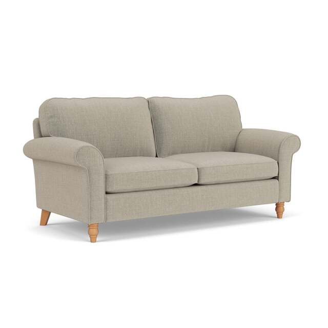 3 Seater Sofa - Natural - Eco Chenille - Hurley - The Cotswold Company - image 1