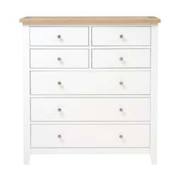 7 Drawer Chest - Chester Pure White - The Cotswold Company - thumbnail 3