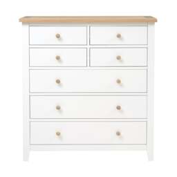 7 Drawer Chest - Chester Pure White - The Cotswold Company - thumbnail 4