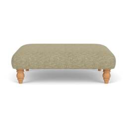 Foot Stool - Apple - Herringbone Weave - Clara - The Cotswold Company - thumbnail 2