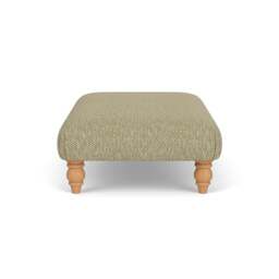 Foot Stool - Apple - Herringbone Weave - Clara - The Cotswold Company - thumbnail 3