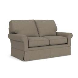 2 Seater Sofa - Mid Grey - House Linen Mix - Dawson - The Cotswold Company