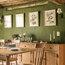 Flora & Fauna Borage Linen Print - Wall Art - The Cotswold Company - thumbnail 2