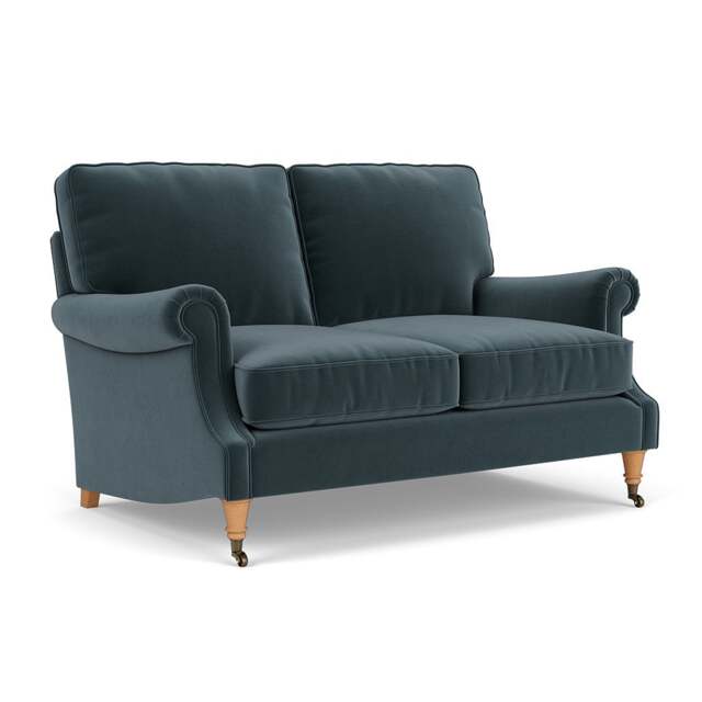 Large 2 Seater Sofa - Night Sky - Matt Velvet - Taylor High Back - The Cotswold Company - image 1