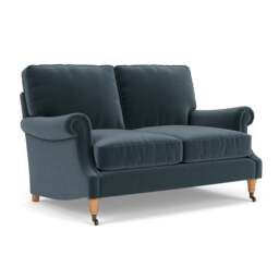 Large 2 Seater Sofa - Night Sky - Matt Velvet - Taylor High Back - The Cotswold Company - thumbnail 1
