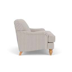 2 Seater Sofa - Indigo - Kingham Stripe - Ashbee - The Cotswold Company - thumbnail 3