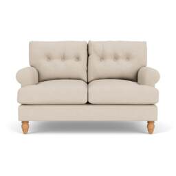 2 Seater Sofa - Lily White - House Linen Mix - Talbot - The Cotswold Company - thumbnail 2