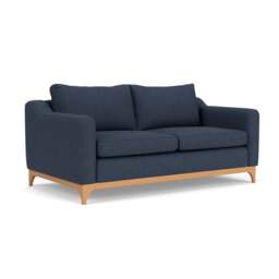 3 Seater Sofa - Indigo - Luxury Italian Linen - Watson - The Cotswold Company