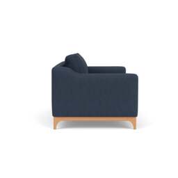 3 Seater Sofa - Indigo - Luxury Italian Linen - Watson - The Cotswold Company - thumbnail 3