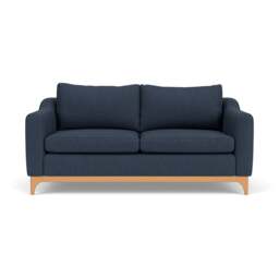 3 Seater Sofa - Indigo - Luxury Italian Linen - Watson - The Cotswold Company - thumbnail 2