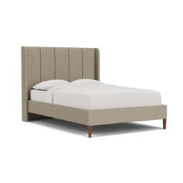 King Size Classic Bedstead - Dove Grey - House Linen Mix - Parker - The Cotswold Company - thumbnail 1