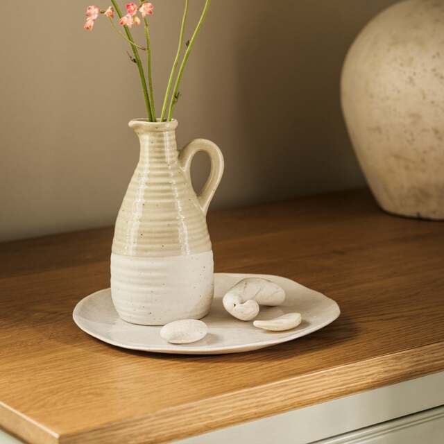 Sandstone Ceramic Jug - Vase - The Cotswold Company - image 1