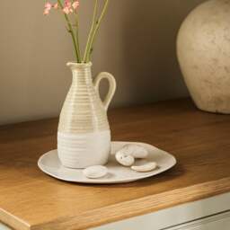 Sandstone Ceramic Jug - Vase - The Cotswold Company - thumbnail 1