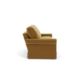 4 Seater Sofa - Mustard - Matt Velvet - Dawson - The Cotswold Company - thumbnail 3