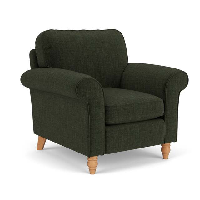 Armchair - Moss - Eco Chenille - Hurley - The Cotswold Company - image 1