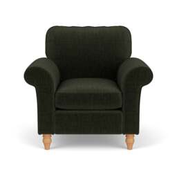 Armchair - Moss - Eco Chenille - Hurley - The Cotswold Company - thumbnail 2