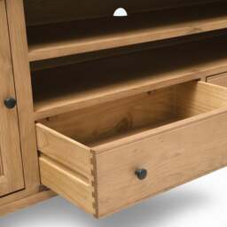 Elkstone Mellow Oak XXL TV Stand up to 90 - The Cotswold Company - thumbnail 7