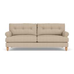 4 Seater Sofa - Natural - Compton Stripe - Talbot - The Cotswold Company - thumbnail 2